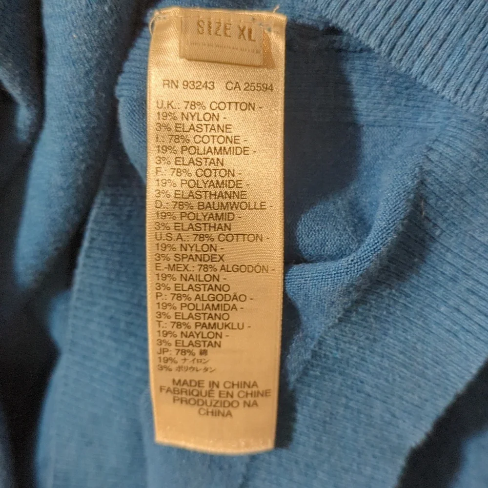 Men's Size XL Diesel V-Neck Sweater - Picture 5 of 5